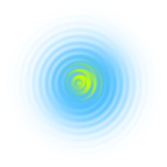 A Swirling Light Illustration Featuring Blue and Yellow Hues in a Circular Motion on a Transparent Checkered Background, Creating a Dynamic Effect in a Digital Art Style