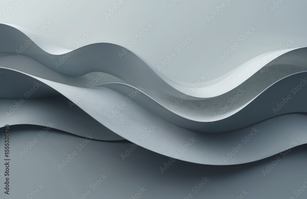 Poster abstract wavy background with flowing lines, curves. minimalist 3d design with dynamic shapes, creat
