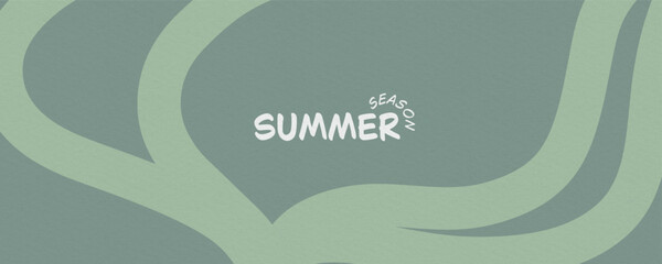 Wave pattern seamless abstract background. Lines wave pattern green on background for summer vector design.
