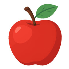 apple illustration vector on white background
Vector illustration icon fruits, vegetables on white background