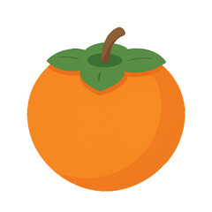 persimmon illustration vector on white background
Vector illustration icon fruits, vegetables on white background