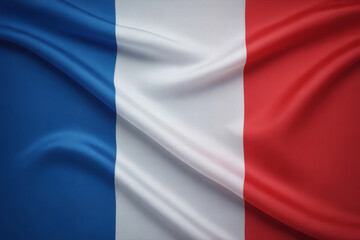 Obraz premium Waving French National Flag Background - A Stunning Image of Draped Fabric