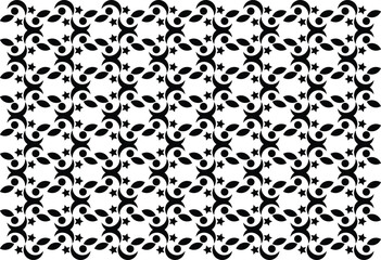 Vector floral pattern Seamless ornament. Elegant repeating design for fabric, furniture, carpets, decor, prints