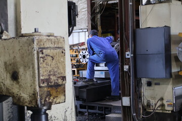 machinist in factory