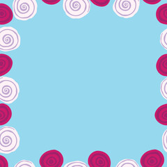 onion and beetroot illustration poster, card template. onion and beetroot on sides of corner page, paper, card, poster template.