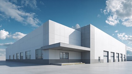 Modern Industrial Building Exterior