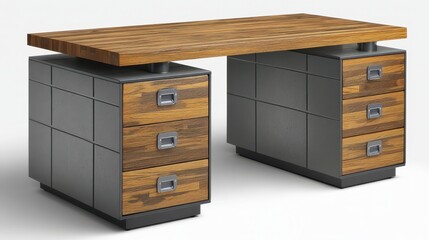 Modern laminate desk perfect for home or -2 - accessories design organizer