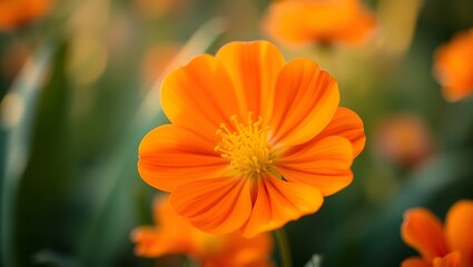 Stunning Close-Up of Vibrant Orange Flora in New Zealand
