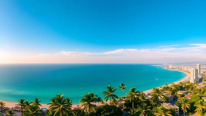 "Stunning Panoramic View of Jo&atilde;o Pessoa, Brazil &ndash; A Vibrant Tourist Gem in the Northeast"