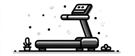 Workout Equipment Illustration