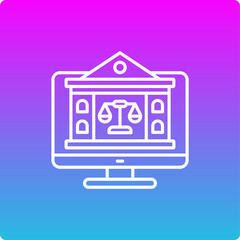Online Court Icon