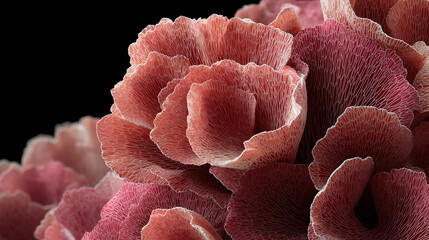 Lettuce Coral Closeup, Undersea Background Texture Wallpaper