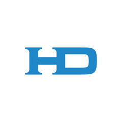 letter HD concept logo design vector template