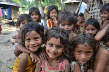 Indian children in Kolkata.