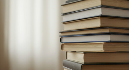 pile of colored books