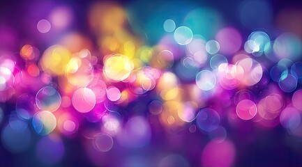 Fototapeta premium Dreamy Lights and Colors Abstract Artistic Design