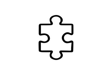 The piece is vertically oriented and displays interlocking edges with classic knobs and holes, commonly found in jigsaw puzzles