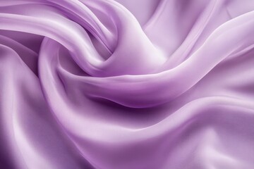 Obraz premium Close-up view of a soft, elegant lavender-purple fabric.