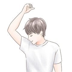 脇の汗染みが気にならなくなり嬉しい男性