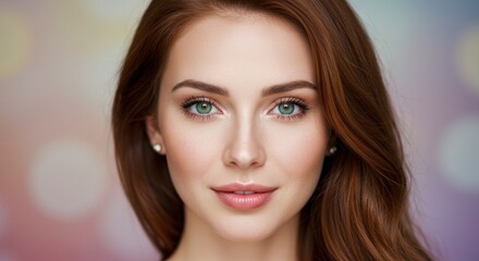 Obraz premium Woman's Portrait, Radiant Beauty