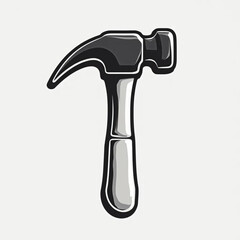 hammer isolated on white