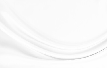 Obraz na płótnie Canvas White gray satin texture that is white silver fabric silk background with beautiful soft blur pattern natural.