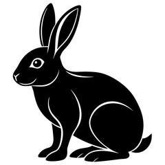 vector illustration of a rabbit