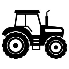 tractor isolated on white background