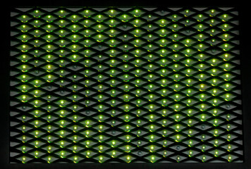Light bulbs led panel pattern background used for advertising