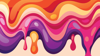 Swirling shapes and soft color transitions create a sense of motion.

