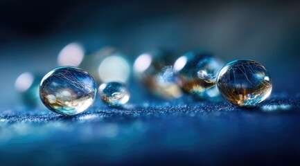 Crystal Spheres Glistening Under Ambient Lighting's Embrace