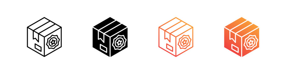 Product Multiple Style Icon Set Vector 