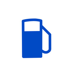 Gas Station Icon – Fuel Pump Symbol Silhouette Vector・ガソリンスタンドのアイコン／給油所シンボルのベクター素材
