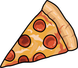 조각 피자 일러스트