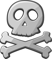 해골 모양 일러스트