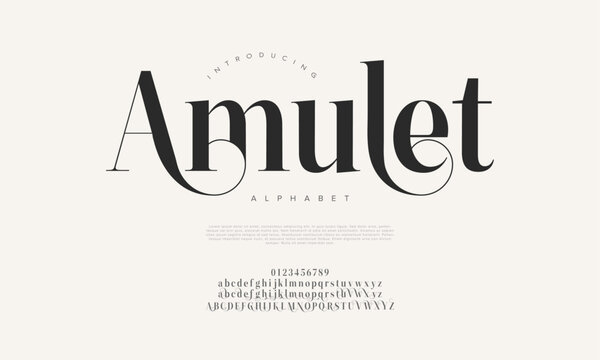 Elegant serif font with luxurious curves and classic details, perfect for branding and editorial designs