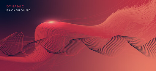 Abstract Dynamic Line Background