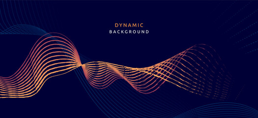 Abstract Dynamic Line Sport Background