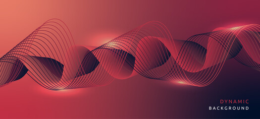 Abstract Dynamic Line Background