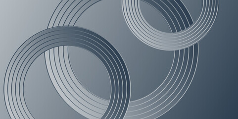 Trendy gradient color abstract background. Abstract blue modern background with circle line elements. diamond and circular shapes layered.Futuristic technology concept. Suit for cover, poster, banner.