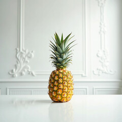 pineapple on a table