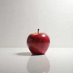 red apple on a table