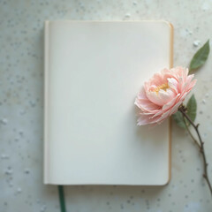 card  with roses with writing space