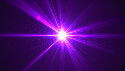 Obraz premium Abstract purple light burst