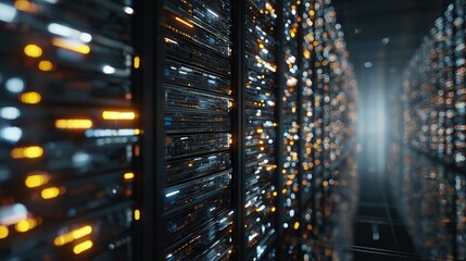 Computer Servers and Technology Information Interface

