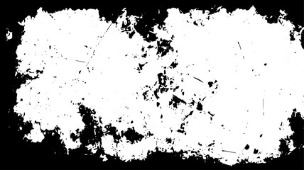 Grunge Border Texture with Scratched Distress and White Center for Overlay or Background Use