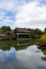 Heian Shrine's Hashidono, where you can cross the pond