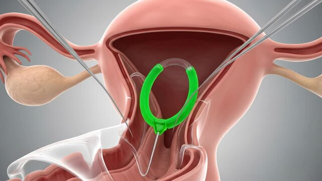 Medical Procedure: Intrauterine Device Insertion - 3D Animation