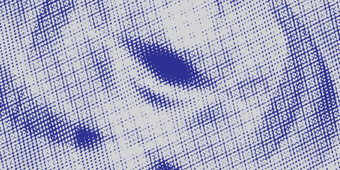 Monochrome gradient halftone dots background. Vector illustration. Abstract small grunge dots on white background