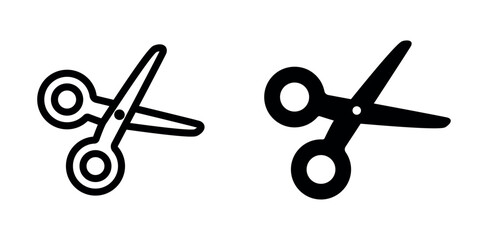 scissor icon. scissor symbol. scissor cut sign. scissor cut png and vector illustration on transparent background.